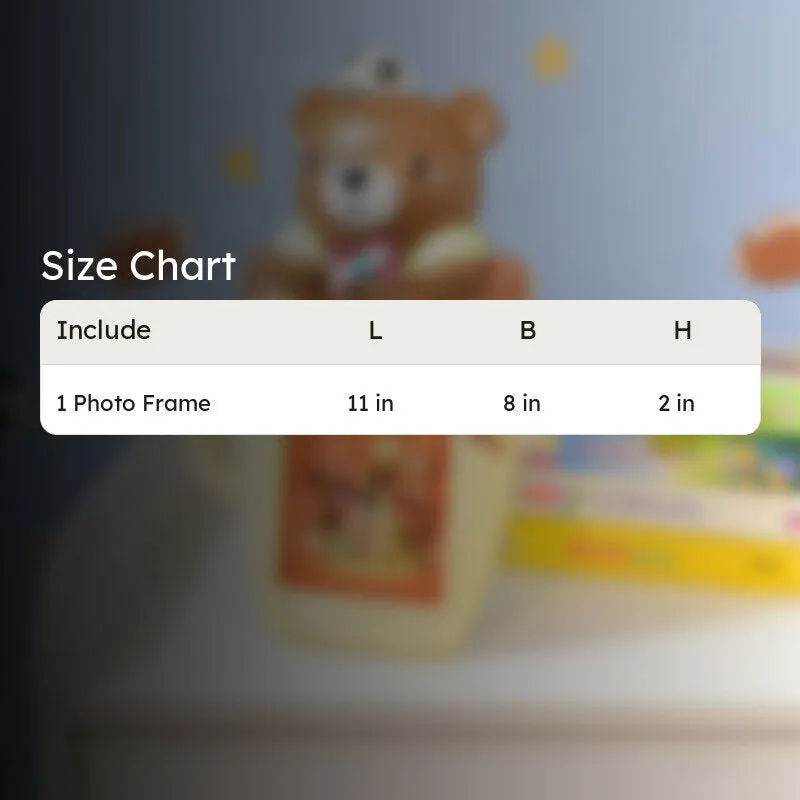 Teddy Sip Kids Photo Frame - Brown media 5