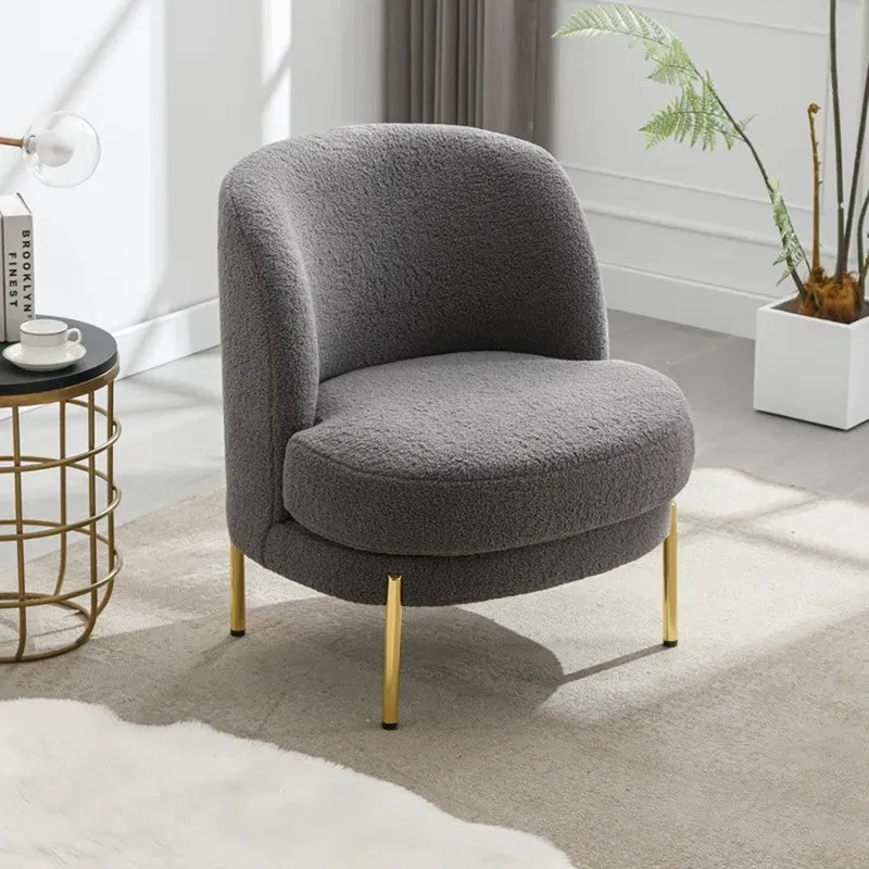 Calyra Neem Wood Accent Chair - Grey media 3