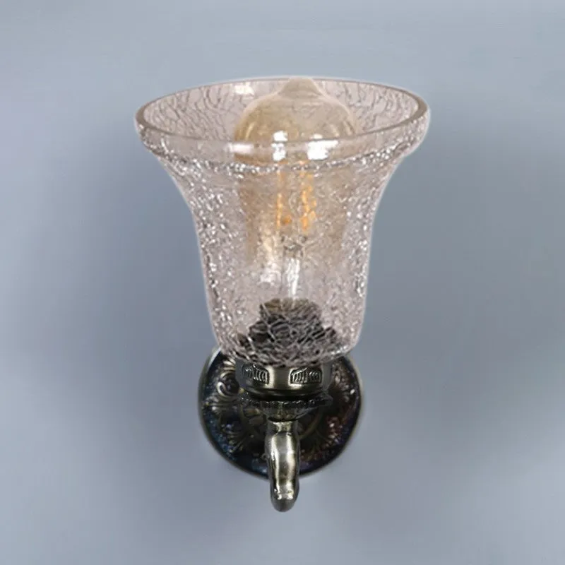 Swan Neck Antique Base Glass Wall Lamp media 6