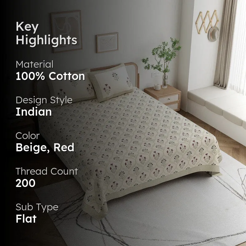 SoftRiwaaz Cotton Bedsheet - 200 TC media 2