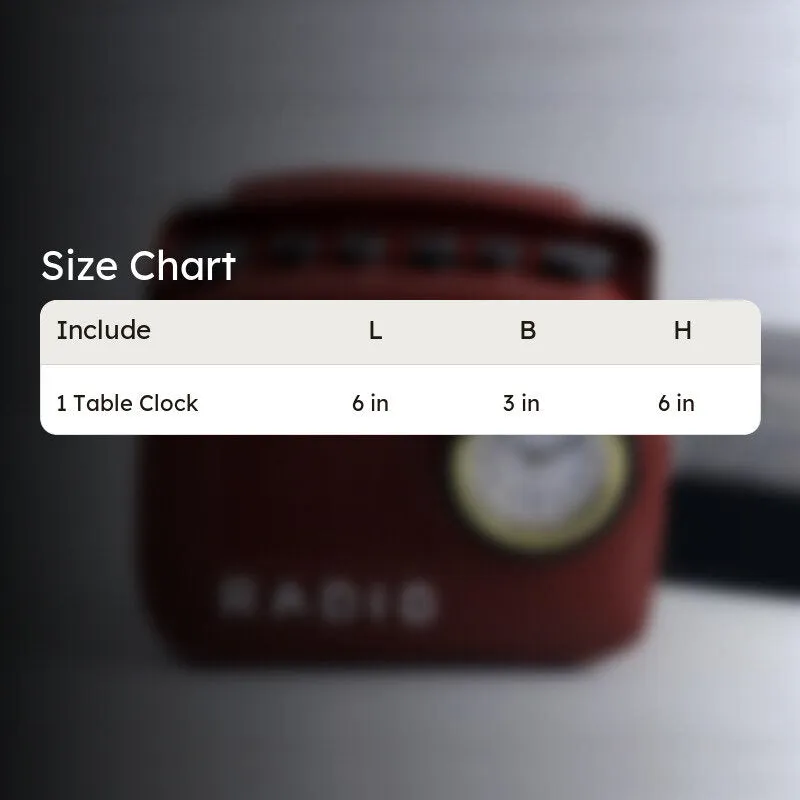 Radio Cheer Clock - Red media 6