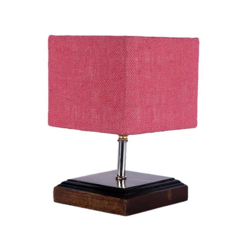 Pinkzie Fabric Table Lamp - Pink,Brown media 6