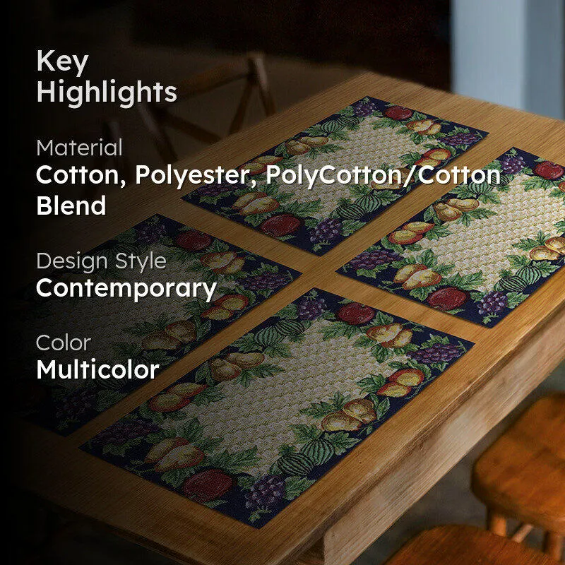 Fruit Cocktail Table Mat - Set Of Four media 2