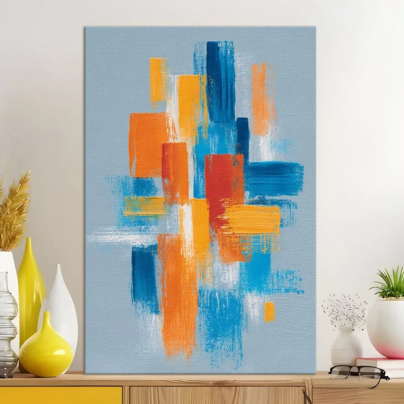 Color Cross Abstract Canvas Wall Art media 5