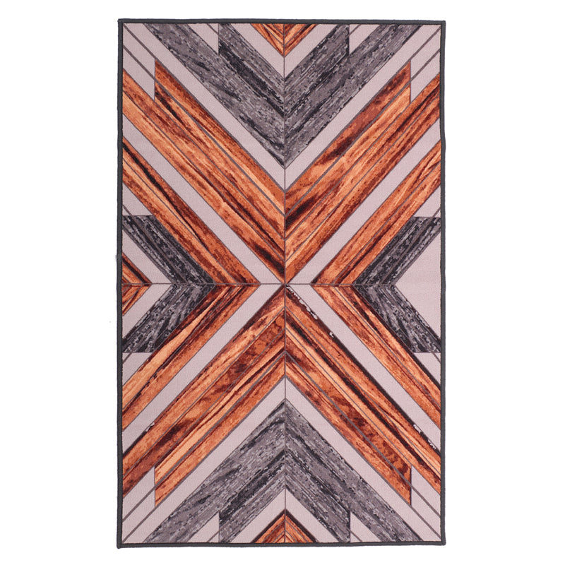 Rustic Diagonals Anti-Skid Carpet