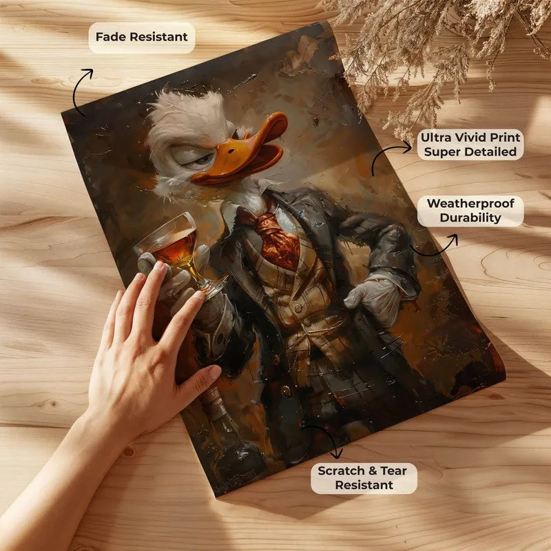 Dapper Duckling Wall Poster media 9