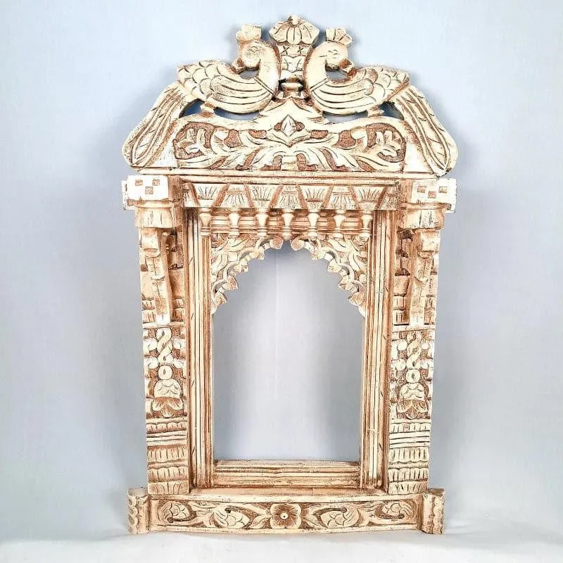 Mayoor Jharokha Wooden Wall Accent media 3