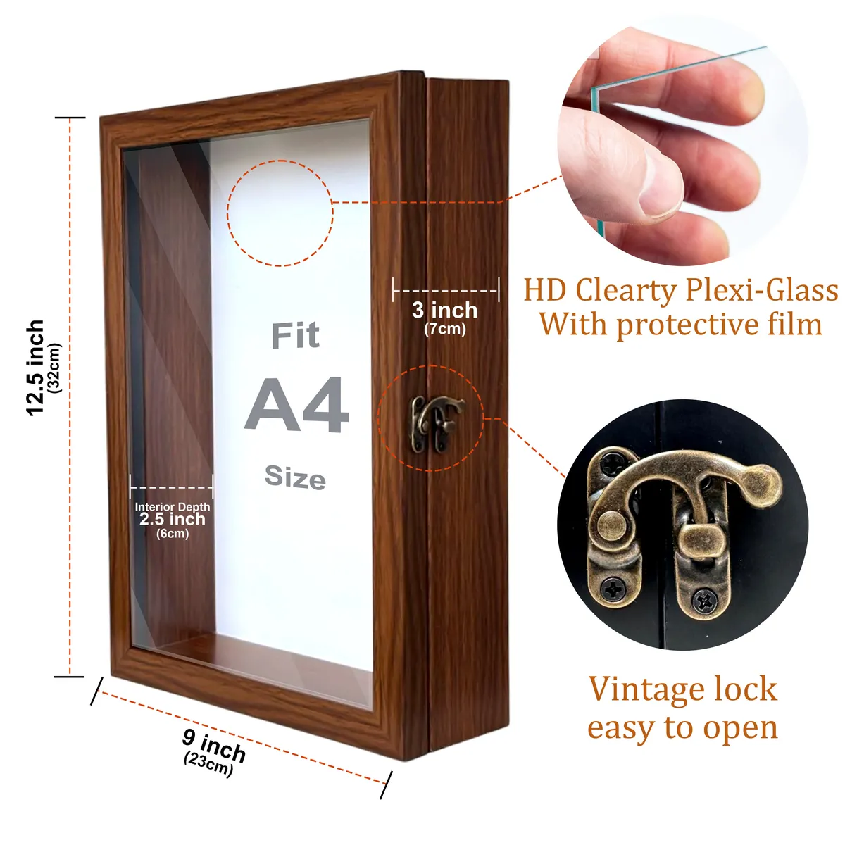 DesignoCraft MDF Shadow Box Photo Frame media 4
