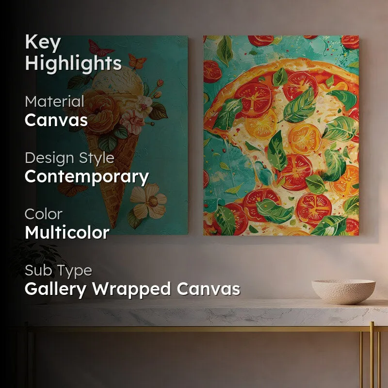 SweetChilli Bite Canvas Wall Art - Set of Two media 2