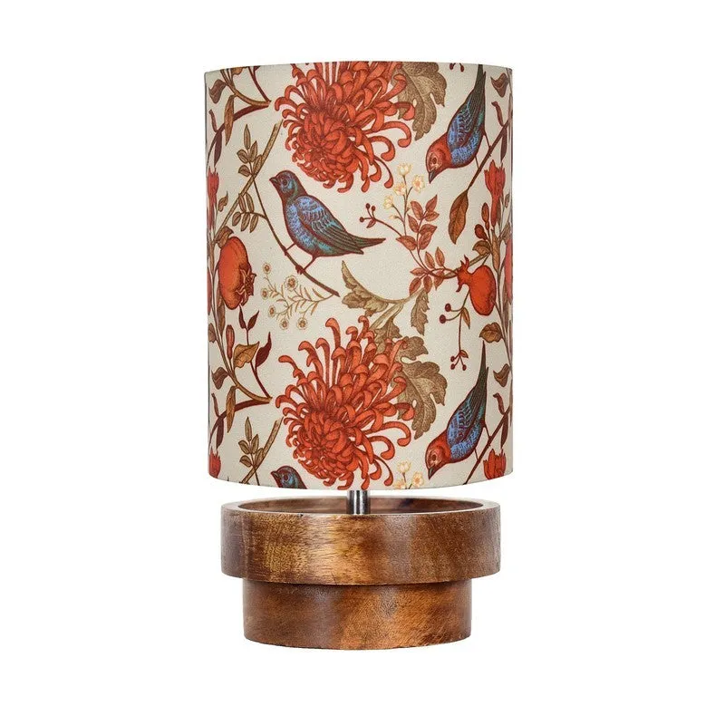 PureGlow Minimalist Wooden Table Lamp - Multicolor media 3