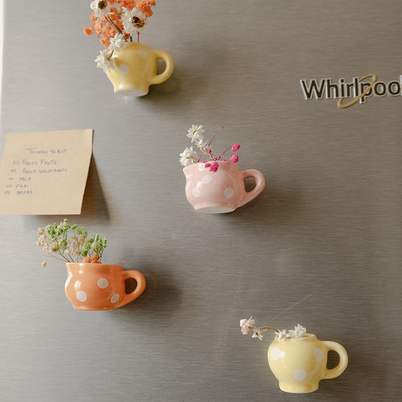 Garden Party Magnetic Fridge Planter - Set Of Four media 7