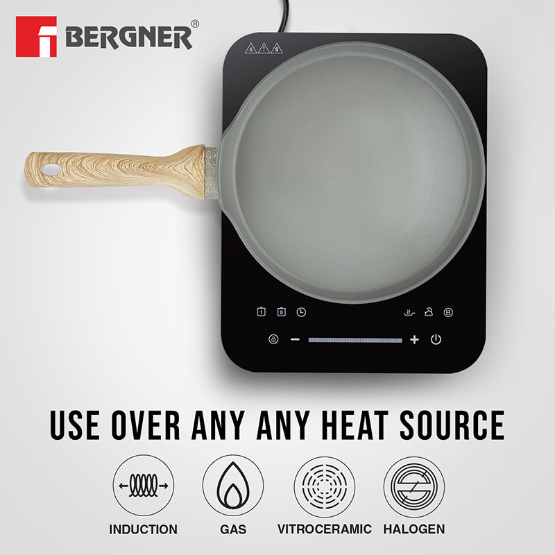 Bergner Ever Glide Induction Safe Non-Stick Dosa Tawa - 31 cm media 7