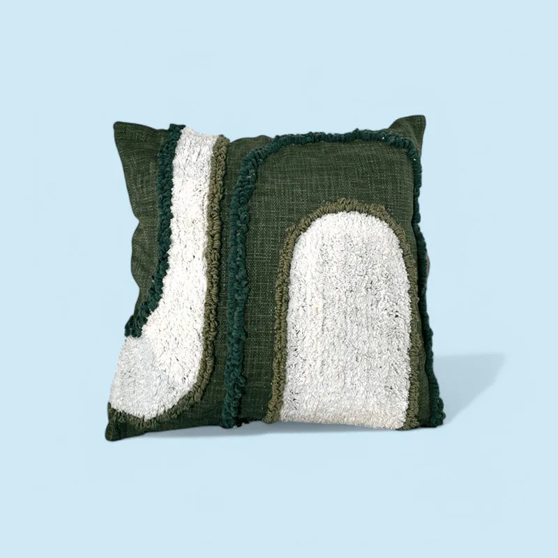Crest Weft Tufted Cushion Cover Set - Set Of Four media 5