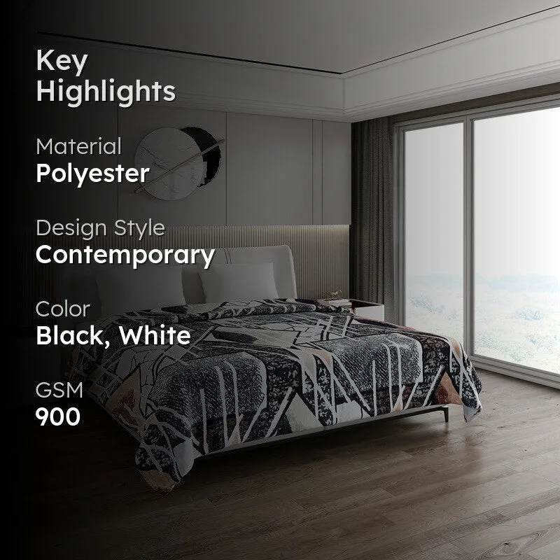 Monte Carlo Urban Mosaic Blanket - 900 GSM media 2
