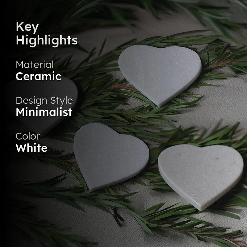 Heartily Ceramic Coaster - Set Of Four media 2