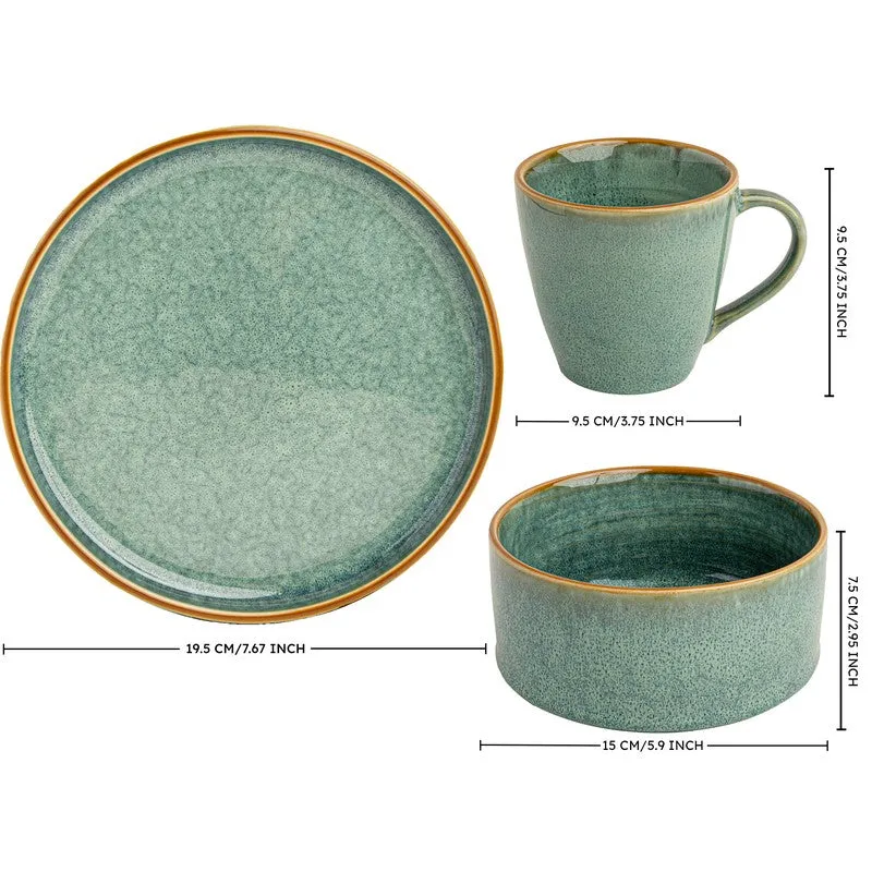 Coastal Brew Ceramic Tea Set (Green) - Three Piece Set media 10