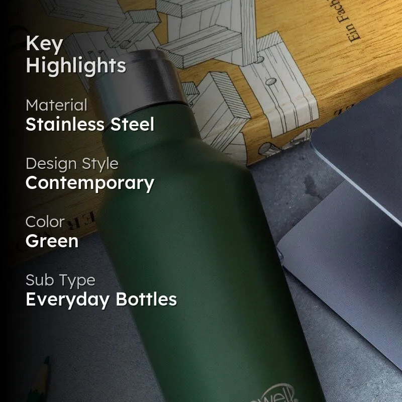 Steel Chill Bottle (675 mL) - Military Green media 2