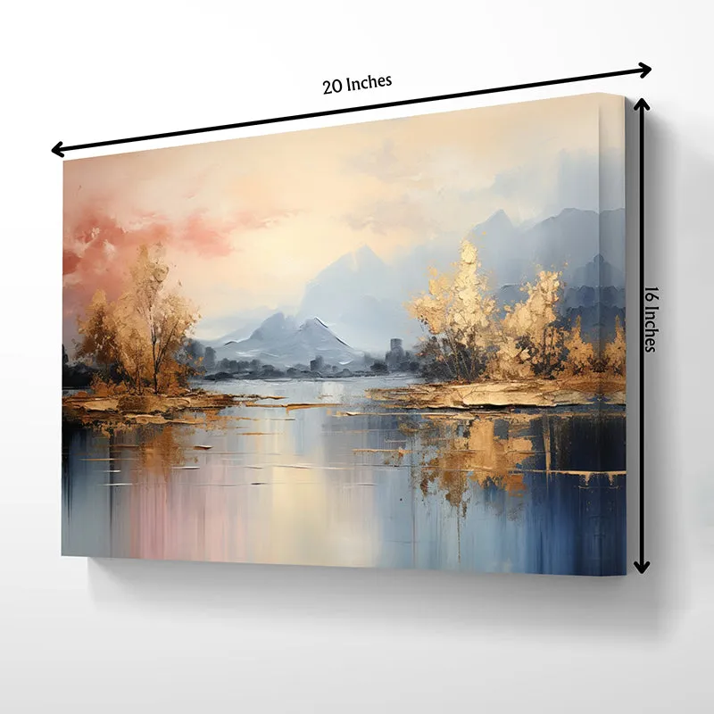 Shanthitheera Canvas Wall Painting media 6