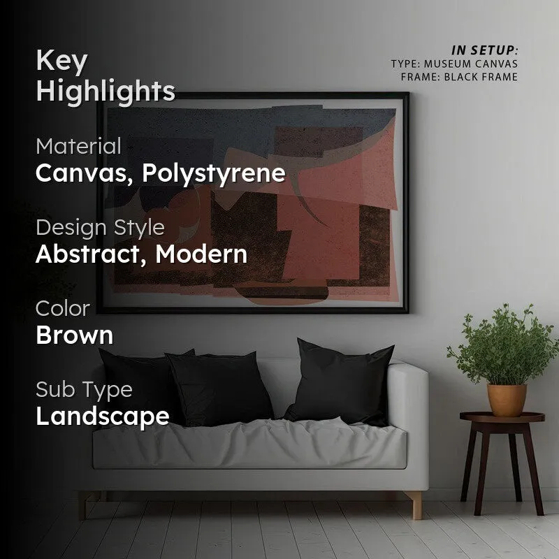 New Vibe Canvas Wall Painting - Black Frame media 2