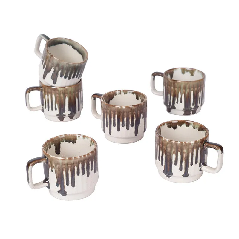 Radhya Ceramic Tea Cup (150 mL Each) - Set of Six media 3