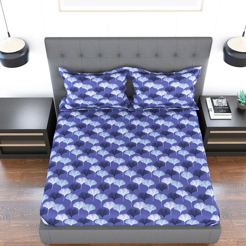 Floret Symphony Floral Cotton Bedsheet - 144 TC media 4