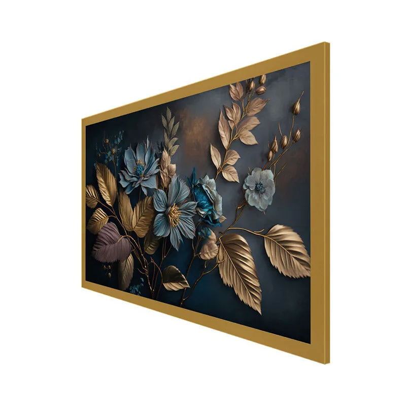 Leontina Floral Wall Painting With Frame media 6