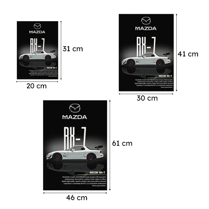 RX-7 Dreamscape Wall Poster media 10
