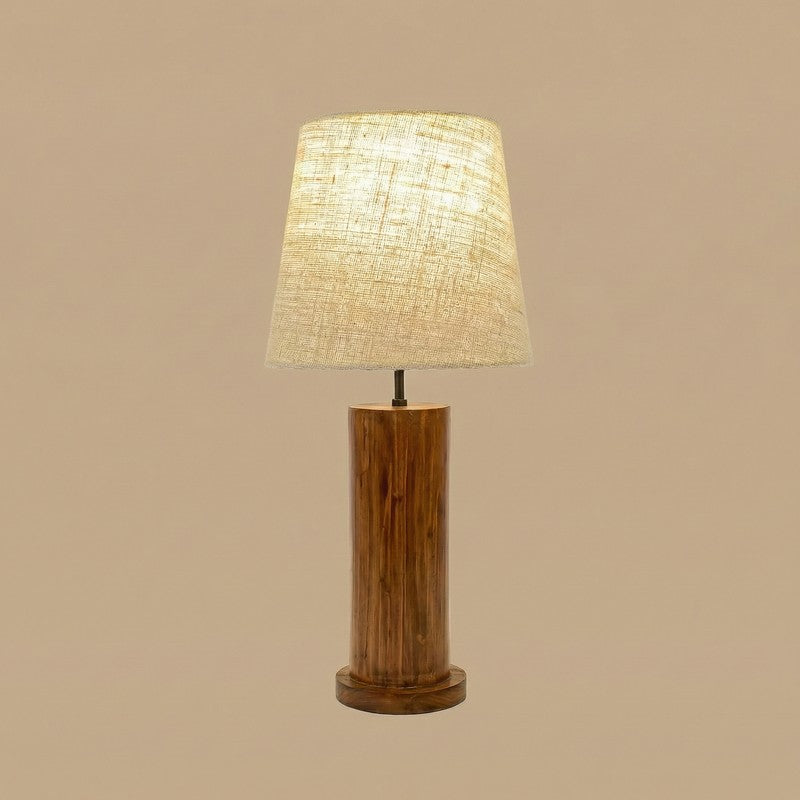 Imago Jute Table Lamp - Brown,White media 5