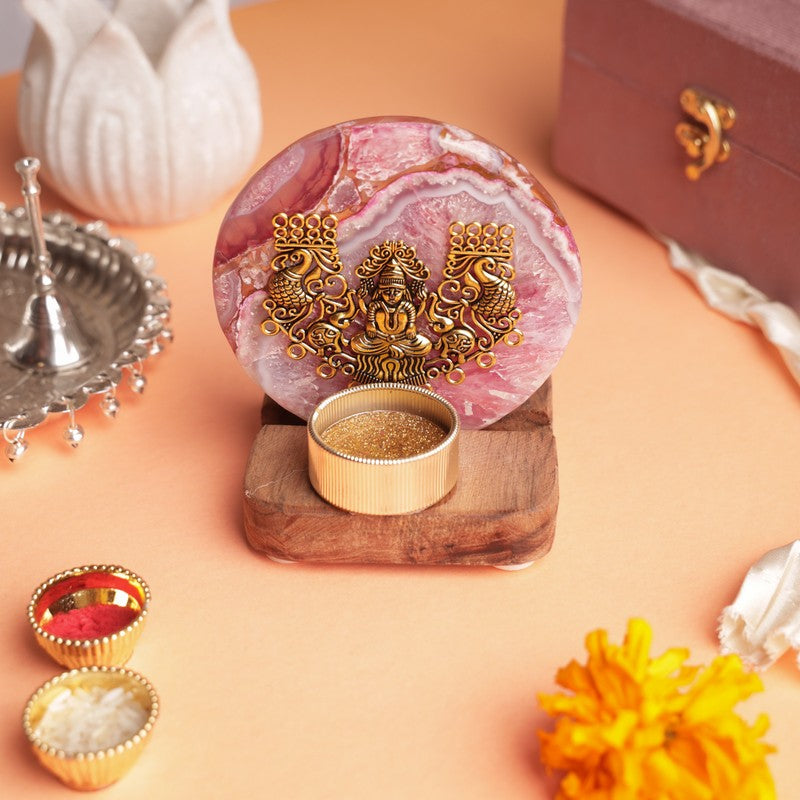 Eternal Fortune Laxmi Ji Tealight Holder