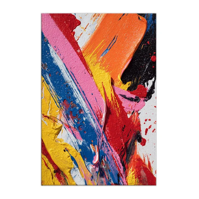 Urban Pulse Abstract Canvas Wall Art media 3