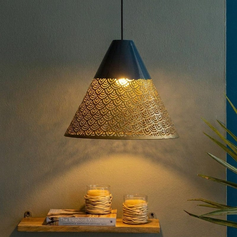 Orange Tree Ralp Conical Steel Ceiling Lamp