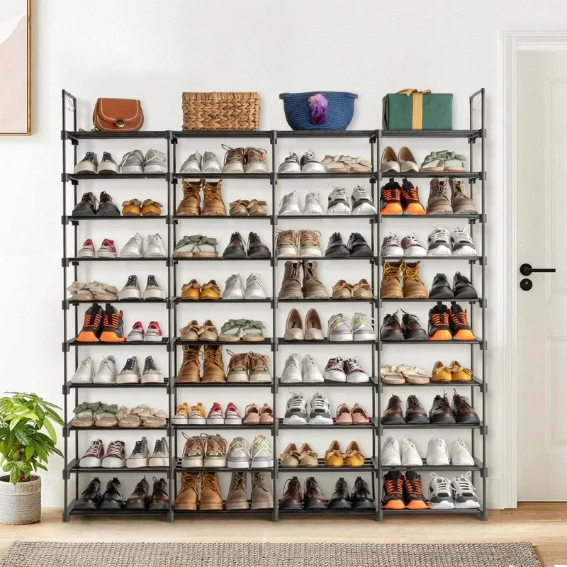 Clean Metal Shoe Rack - Black media 3