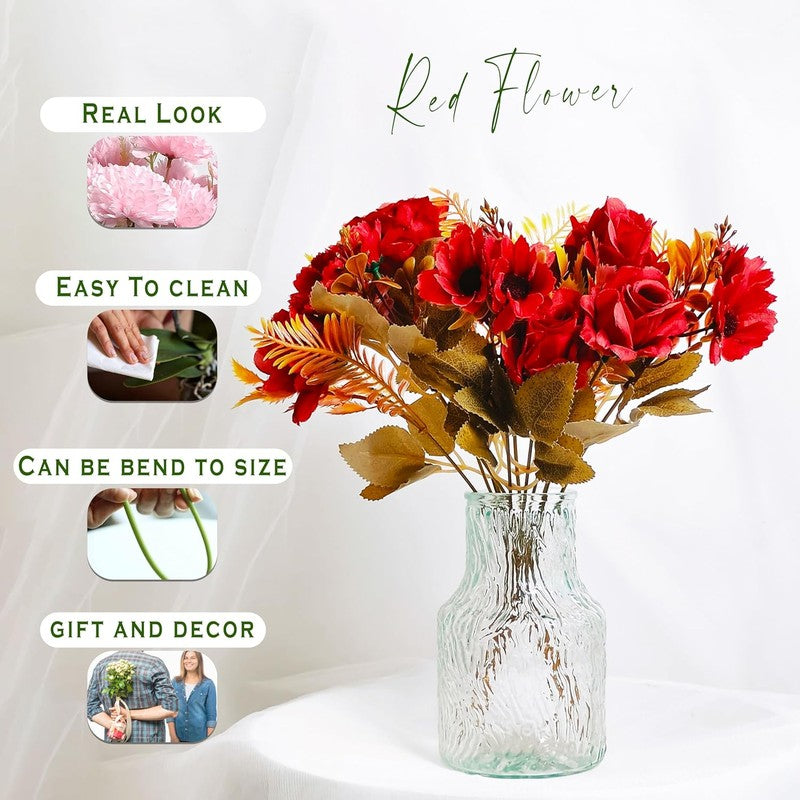 Edelle Rose Polyester Floral Stick media 4
