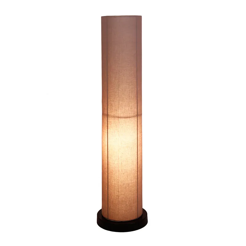 Camia Wooden Tower Floor Lamp With Jute Shade - Grey media 3
