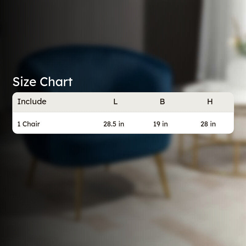 Leiser Accent Chair - Blue media 9