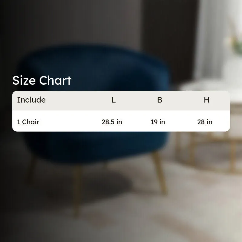 Leiser Accent Chair - Blue media 9