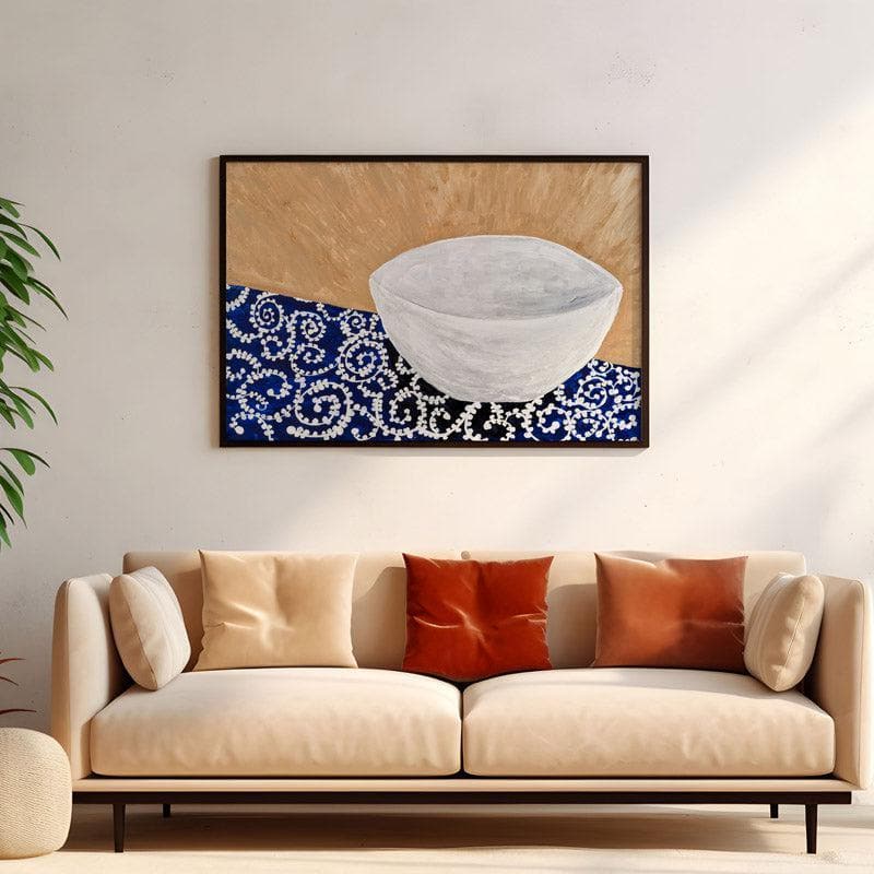 Glowbowl Canvas Wall Painting - Black Frame media 4