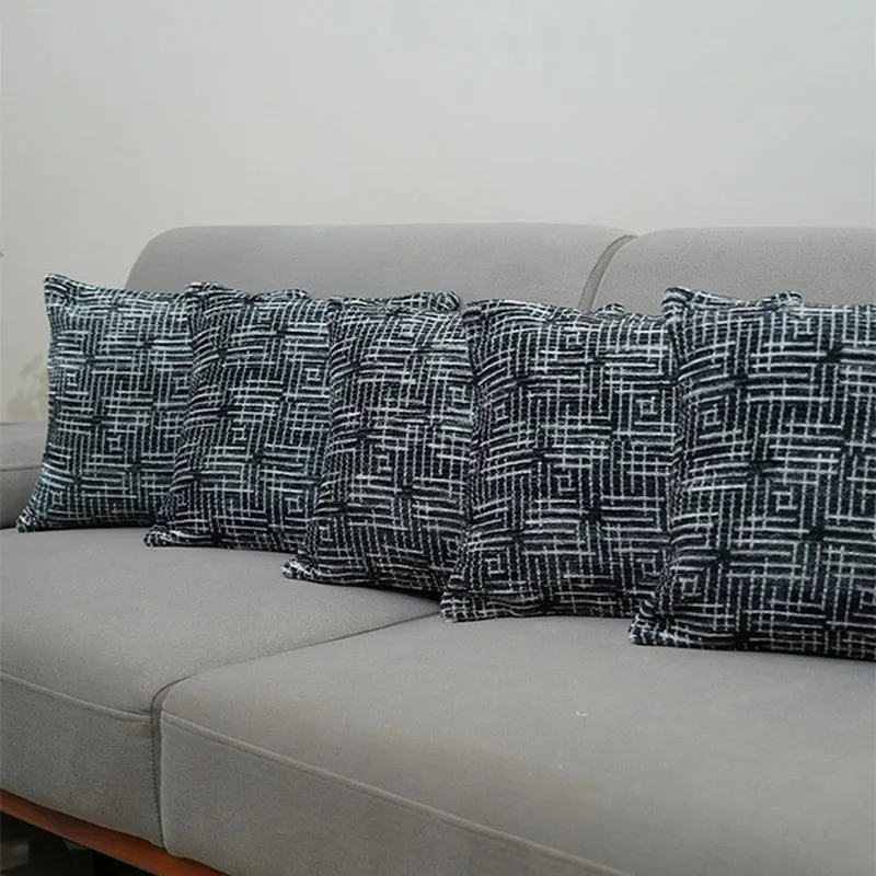 GeoMirage Cushion Cover (Black) - Set Of Five media 4