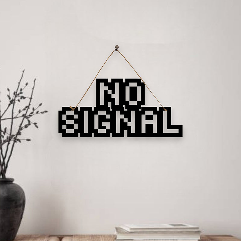 No Signal Mild Steel Wall Accent