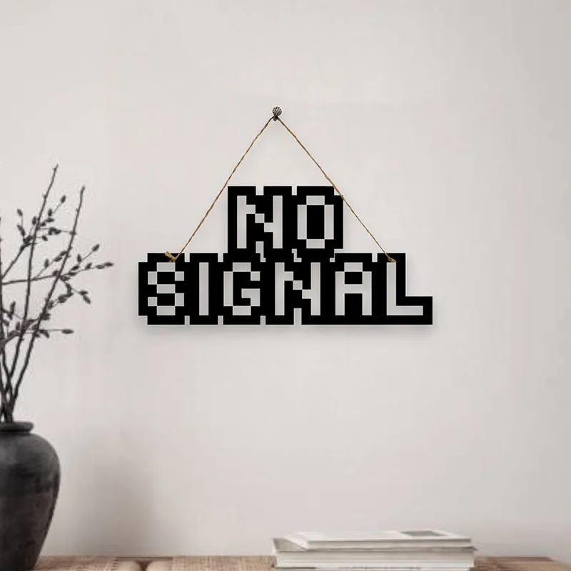 No Signal Mild Steel Wall Accent media 1