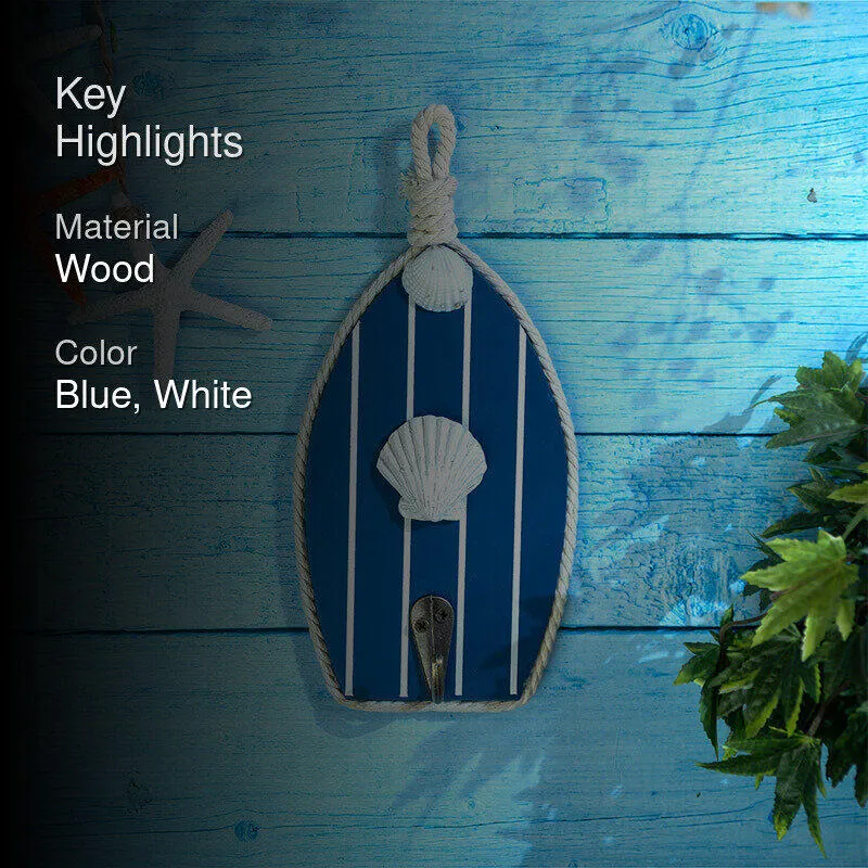 Shell Keeper Wood Wall Hook media 2