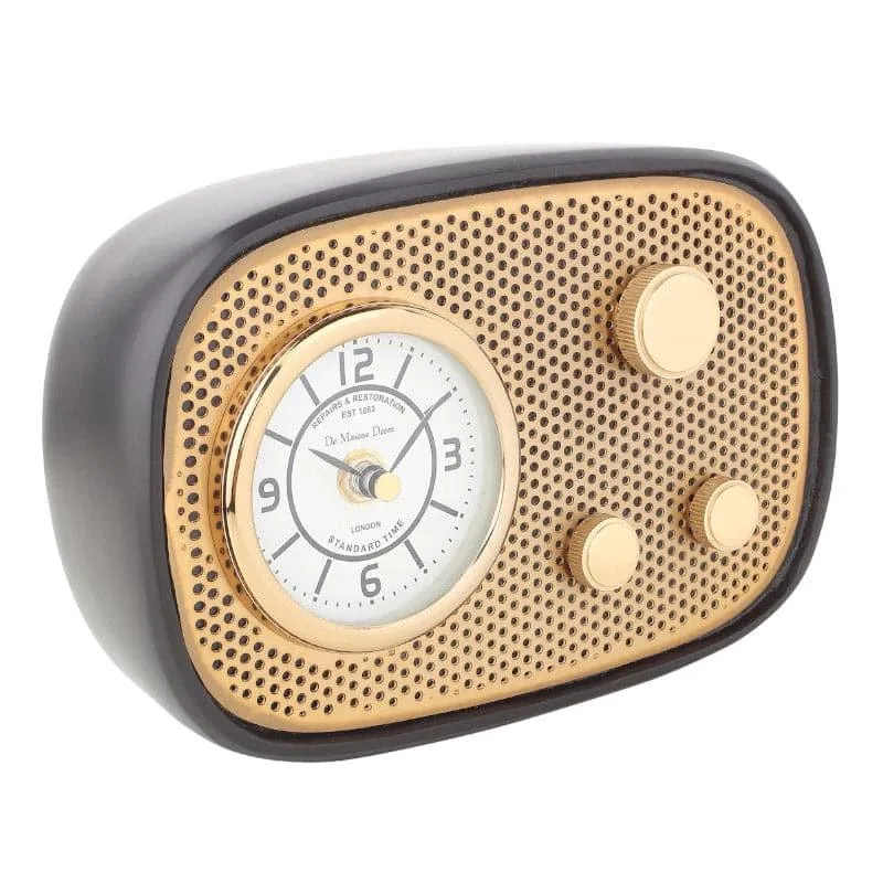 Radio Reggae Table Clock - Black media 3