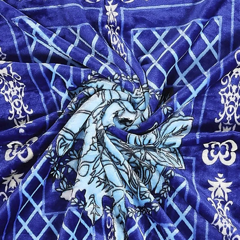 Monte Carlo Azure Dreamscape Blanket - 483 GSM media 6