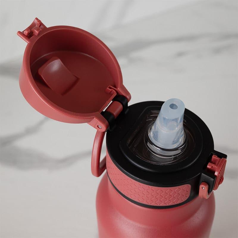 Hydro Chic Hot & Cold Thermos Water Bottle (Red & Pink) - 750 mL media 4