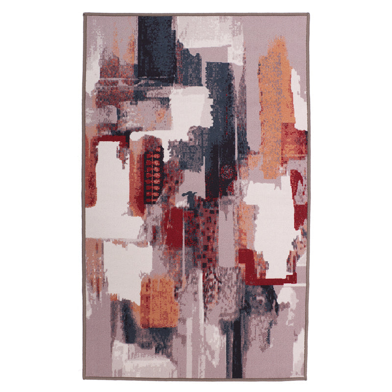 Abstract Strokes Anti-Skid Carpet