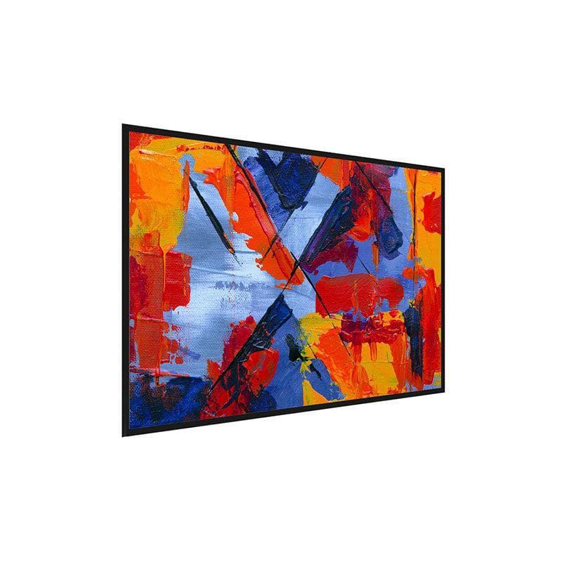 The Colour Symphony Canvas Painting - Black Frame media 3