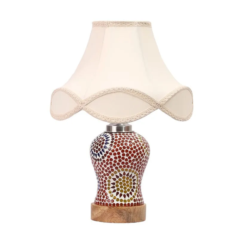 Aranya Arc Wooden Table Lamp - Multicolor media 5
