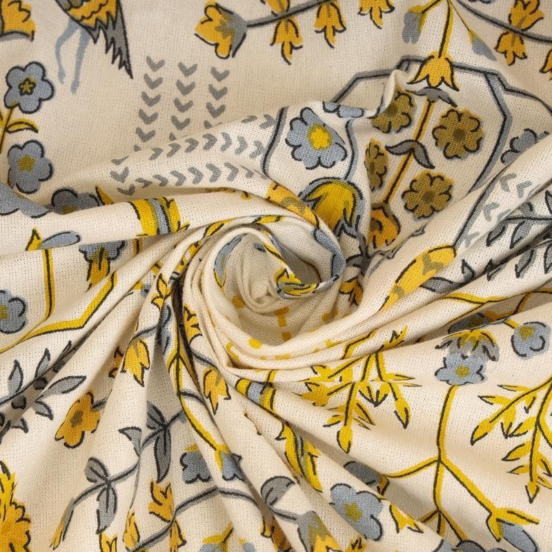 Utopia Jaipuri Cotton Bedsheet (White) - 144 TC media 6