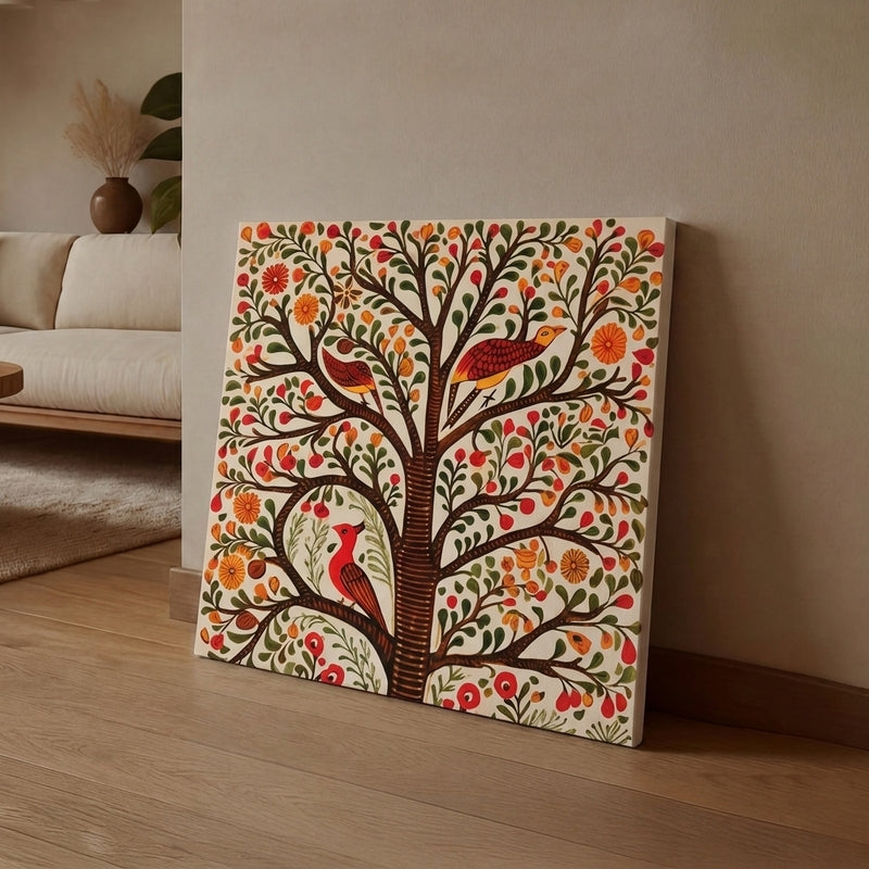 Nature Imprint Canvas Wall Art