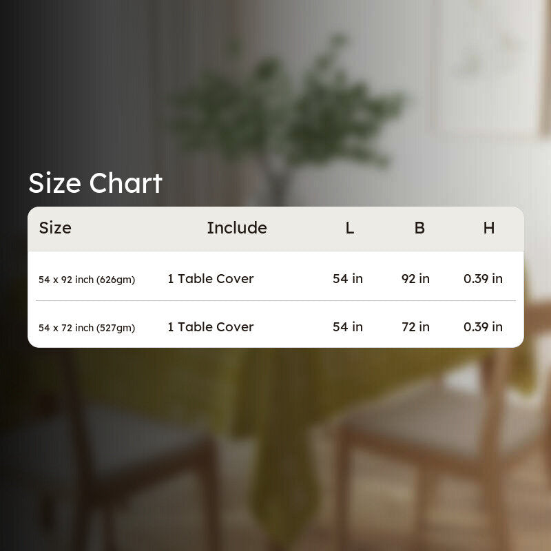 Urban Space Kiroa Yellow Cotton Table Cover media 6